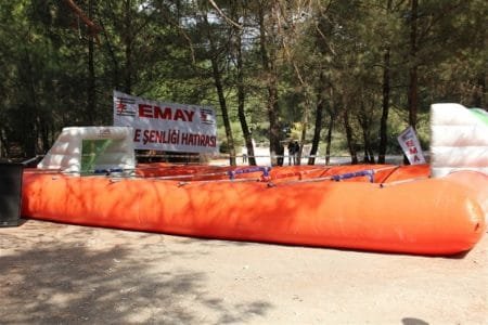 Turuncu Langırt Oyun Parkuru Kurulumu İzmir Organizasyon