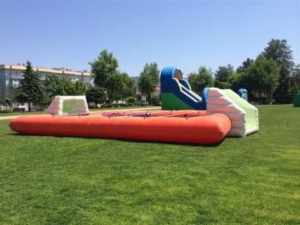 Turuncu Langırt Şişme Oyuncak Kiralama İzmir Organizasyon