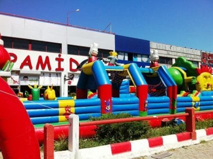 İzmir Organizasyon Dev Combo Şişme Oyuncak Parkuru Kiralama