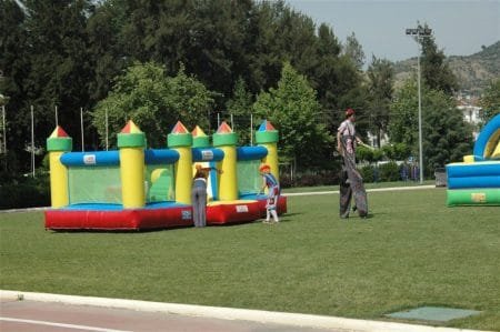 Kuleli Zıp Zıp Kiralama Tahta Bacak Kiralama