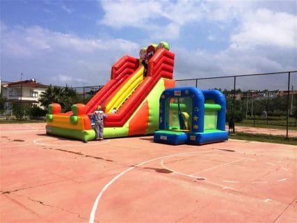 İzmir Palyaço Kaydırak Kiralama Şişme Parkur Kiralama