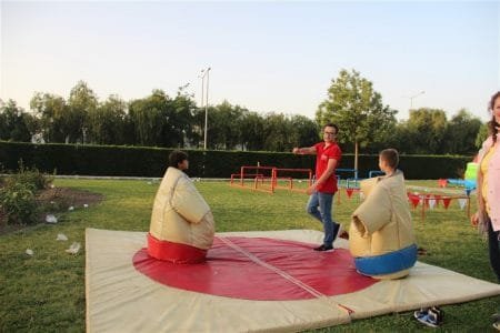 Sumo Güreşi Şişme Oyun Parkuru Kiralama