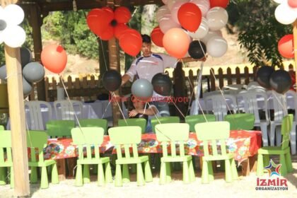 dogum gunu organizasyonu organizasyonlarimiz sisme oyuncak izmir organizasyon Uçan Balon Süsleme İzmir Organizasyon