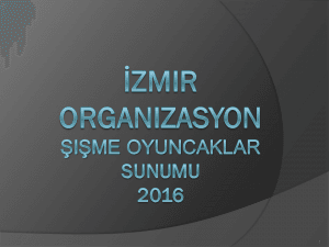 İzmir Organizasyon Şişme Oyuncak Kiralama