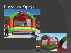 Şişme Oyun Parkurları Kiralama İzmir