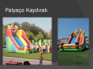 Şişme Oyun Parkuru Kiralama Palyaço Kaydırak Kiralama