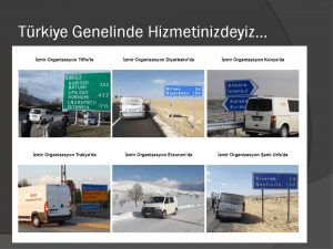 İzmir Organizasyon Yollarda