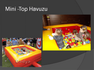 İzmir Organizasyon Şişme Top Havuzu Kiralama
