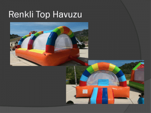 Renkli Büyük Top Havuzu Kiralama İzmir