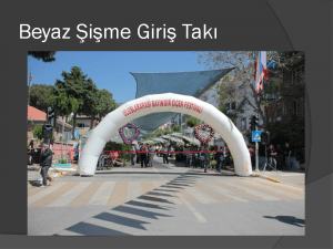 Festival Organizasyonu Şişme Giriş Takı