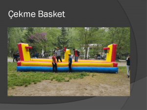 Şişme Oyuncak Kiralama Çekme Basket Kiralama İzmir
