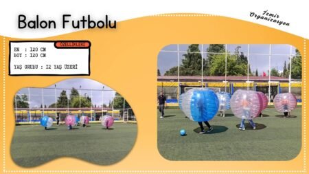 Balon Futbolu Şişme Oyun Parkuru Şişme Oyuncak Kiralama İzmir Organizasyon