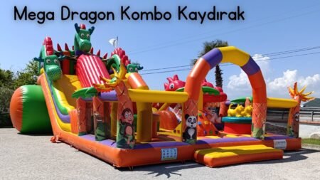 Mega Dragon Kombo Dev Zıpzıp Kiralama - Şişme Oyuncak Kiralama İzmir Organizasyon