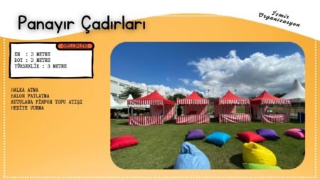 Panayır Cadırları Kiralama Şişme Oyun Parkuru Şişme Oyuncak Kiralama İzmir Organizasyon